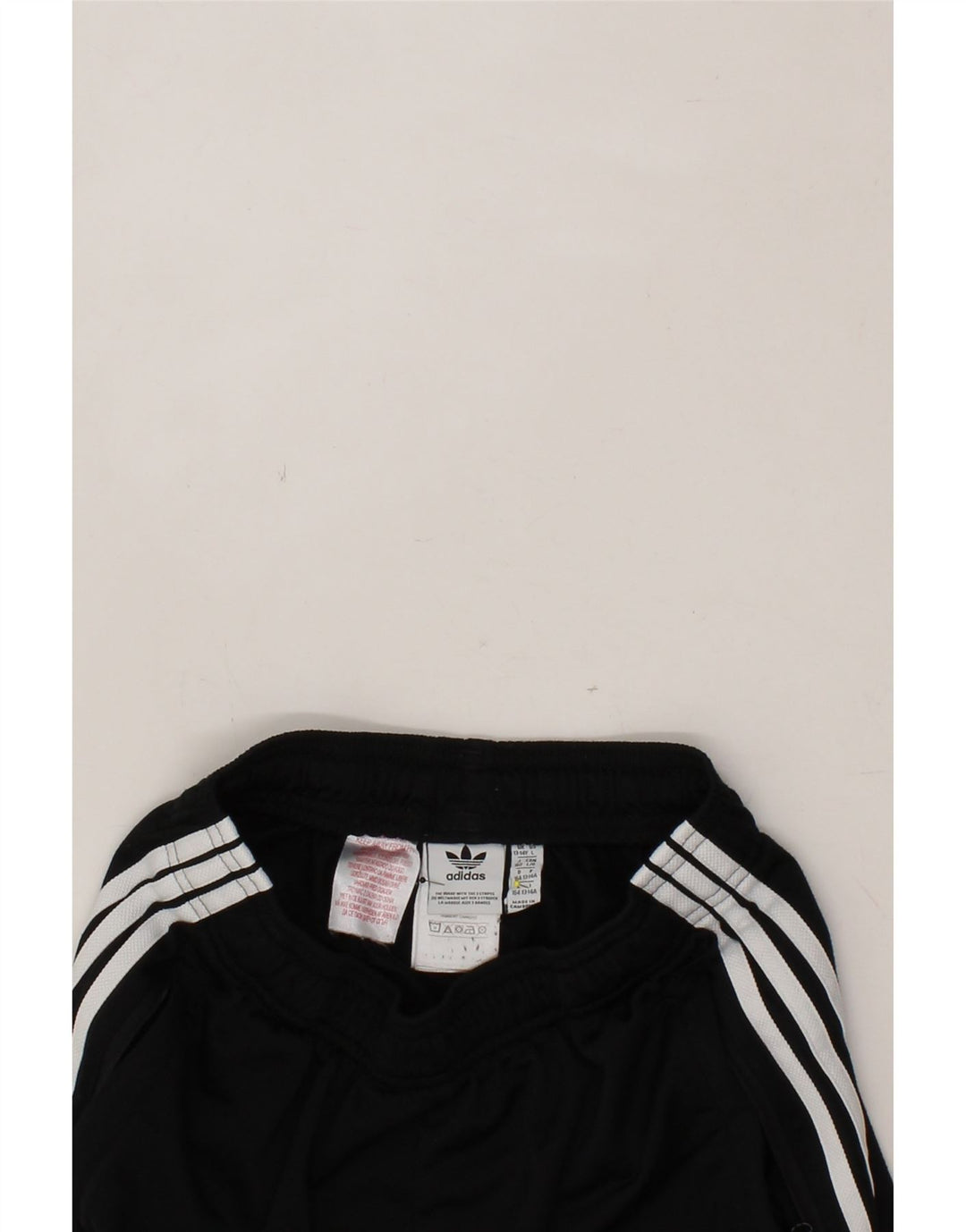 ADIDAS Boys Sport Shorts 13-14 Years Black Polyester Vintage Adidas and Second-Hand Adidas from Messina Hembry 
