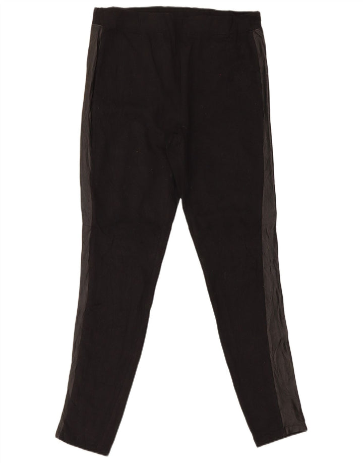 Leggings da donna Dkny UK 14 grande cotone color block nero