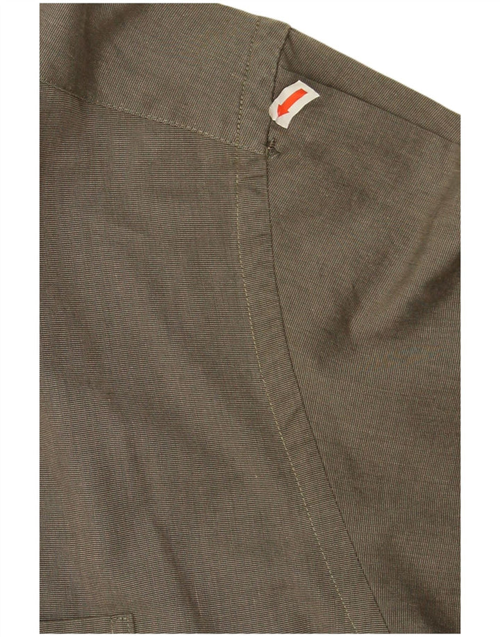 Camicia da uomo Eddie Bauer XL in cotone kaki