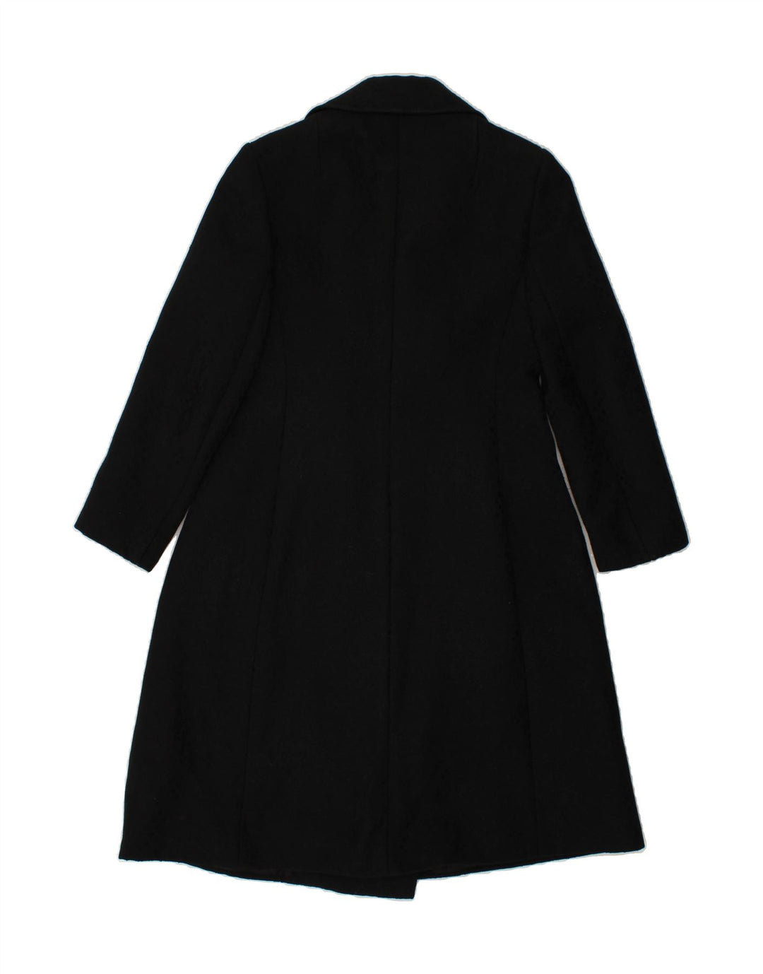 VINTAGE Womens Overcoat EU 42 Large Black Vintage Vintage and Second-Hand Vintage from Messina Hembry 
