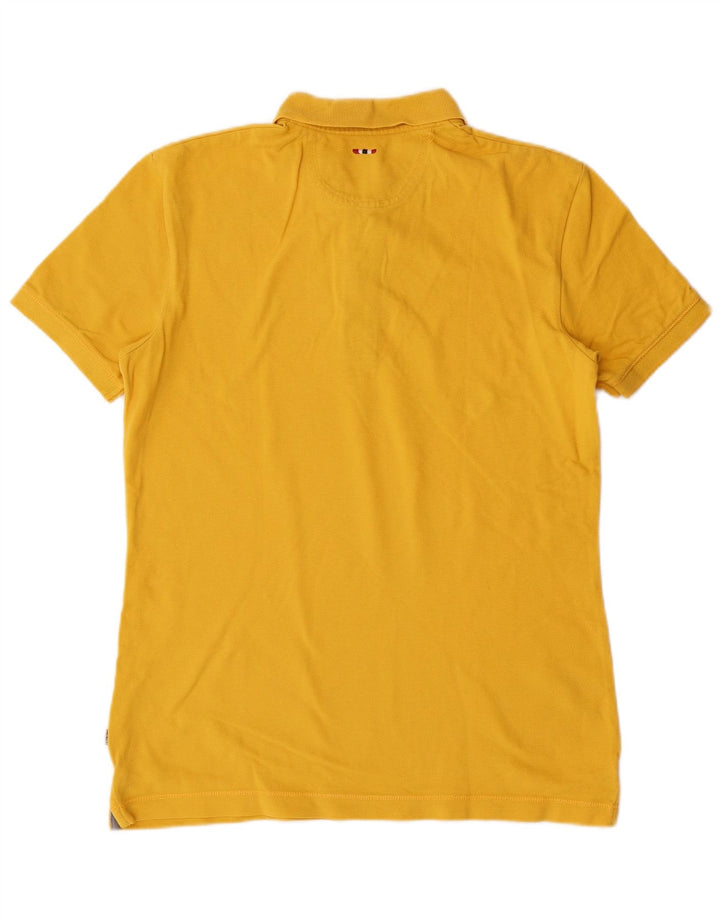 T-shirt da uomo NAPAPIJRI Top piccola in cotone giallo