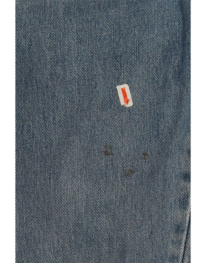 Jeans dritti da uomo Wrangler vestibilità regolare W32 L32 cotone blu