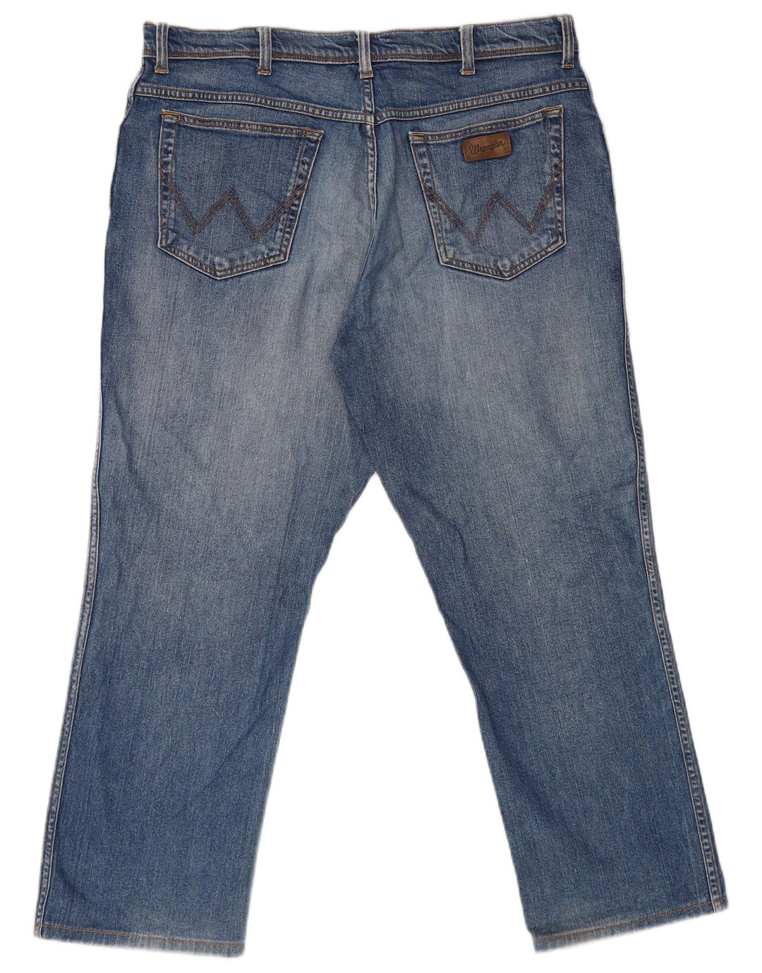 Jeans dritti da uomo Wrangler Texas W38 L27 cotone blu