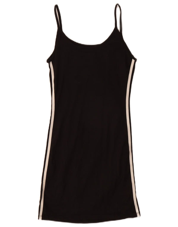Abito aderente da donna Adidas UK 10 piccolo cotone nero