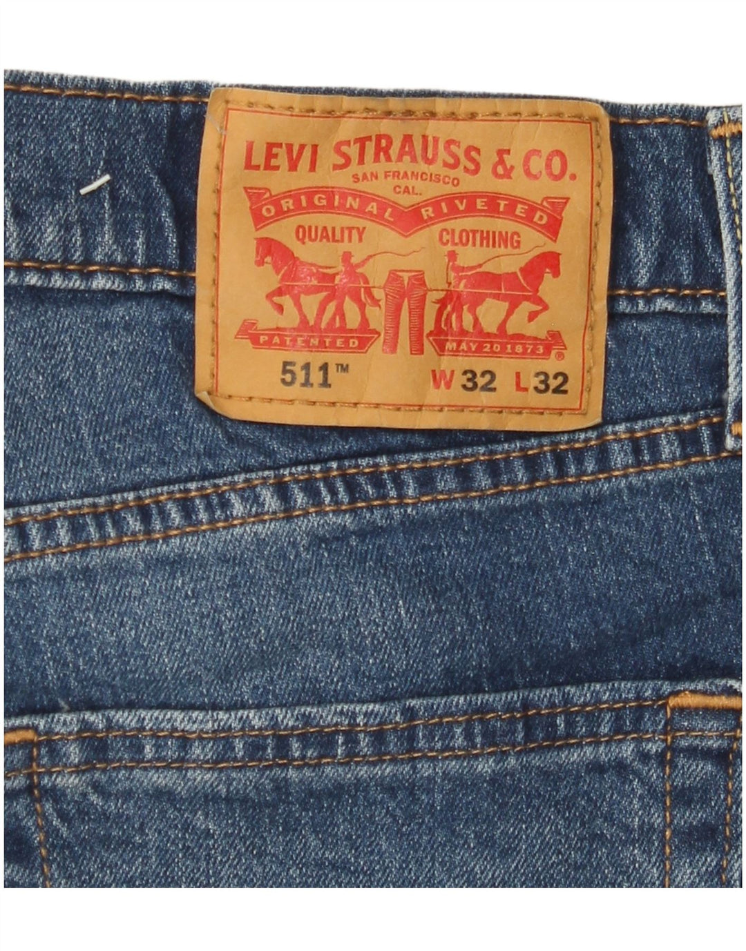 LEVI'S Jeans da uomo 511 slim W32 L32 cotone blu