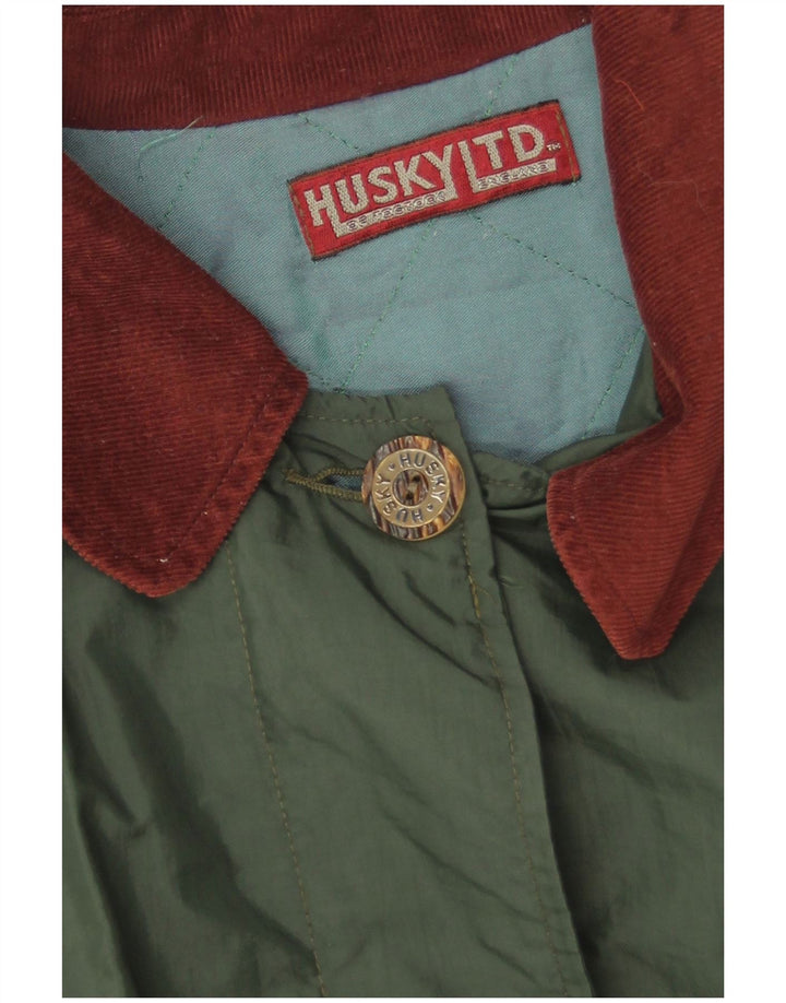 Cappotto poncho oversize da donna Husky taglia unica verde