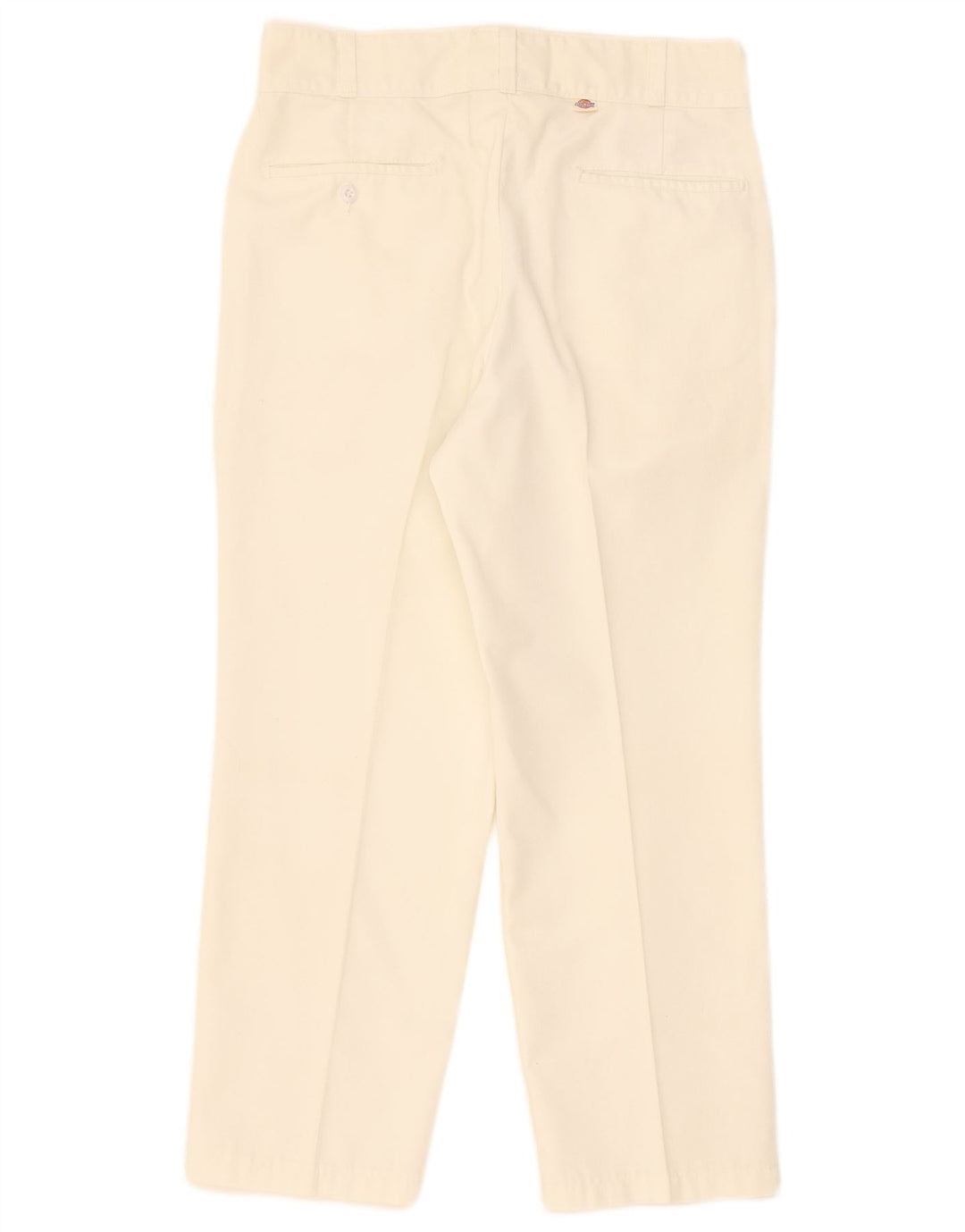 Pantaloni chino dritti da donna Dickies W34 L26 poliestere bianco