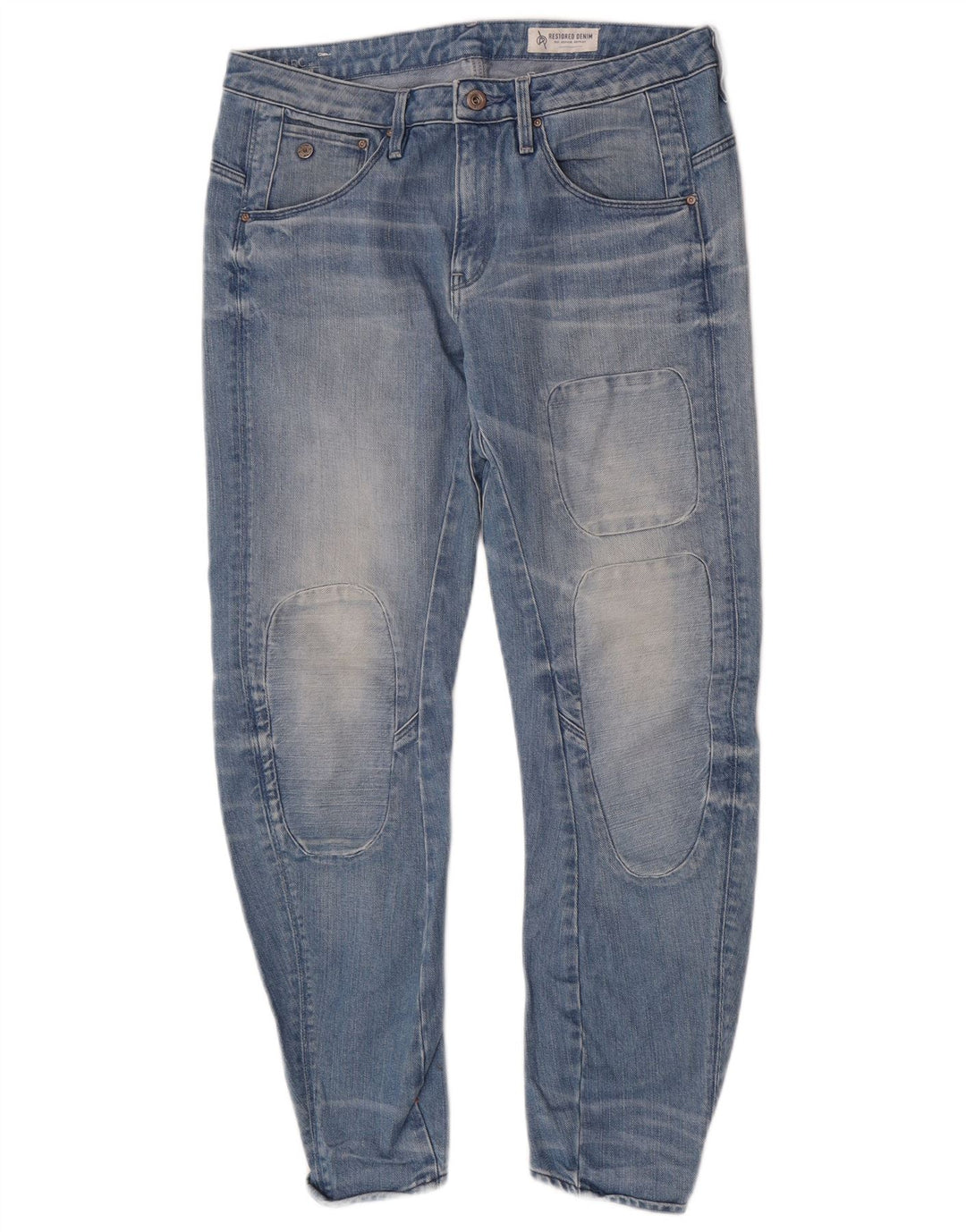 Jeans G-Star da donna 3D Arc Slim W27 L27 cotone patchwork blu
