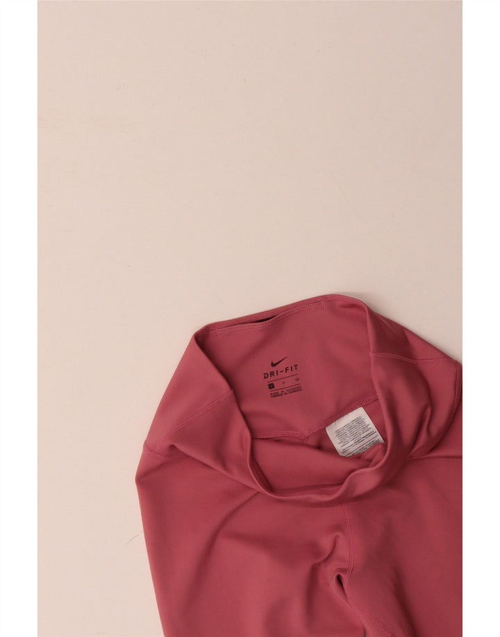 Leggings Dri Fit da donna NIKE UK 8 Small poliestere rosa