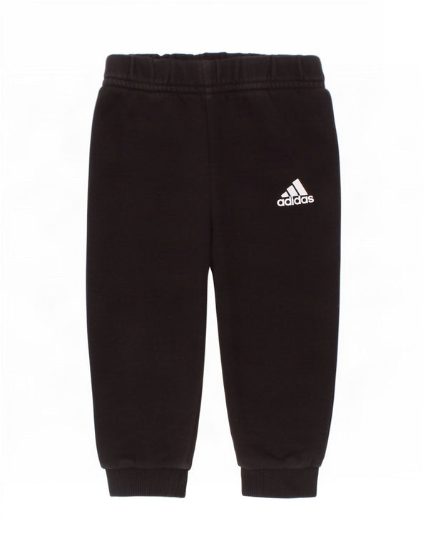 Pantaloni da tuta da jogging Adidas da bambino 6-9 mesi in cotone nero