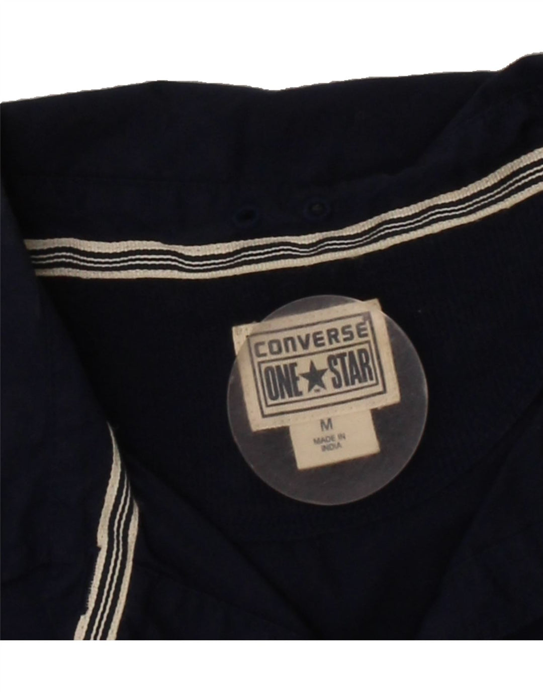 CONVERSE Womens Shirt UK 14 Medium Navy Blue Cotton Vintage Converse and Second-Hand Converse from Messina Hembry 