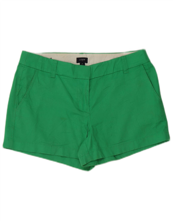 Pantaloncini chino da donna J. CREW US 6 medi W32 cotone verde