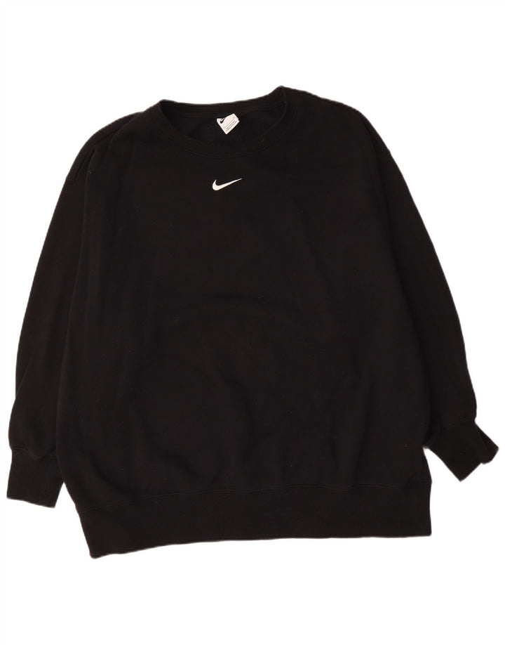 Felpa Nike Uomo Maglione 2XL Cotone Nero