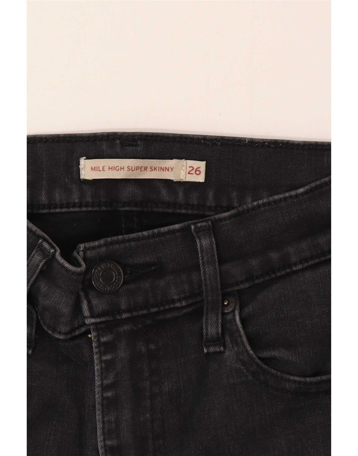 Jeans Levi's Mile High Skinny da donna W26 L28 Grigi