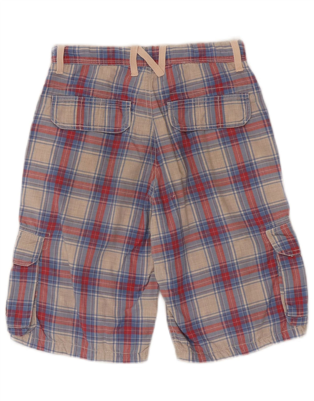 Pantaloncini cargo da bambino Napapijri 9-10 anni W24 in cotone a quadri multicolore