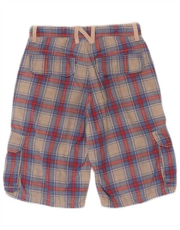Pantaloncini cargo da bambino Napapijri 9-10 anni W24 in cotone a quadri multicolore