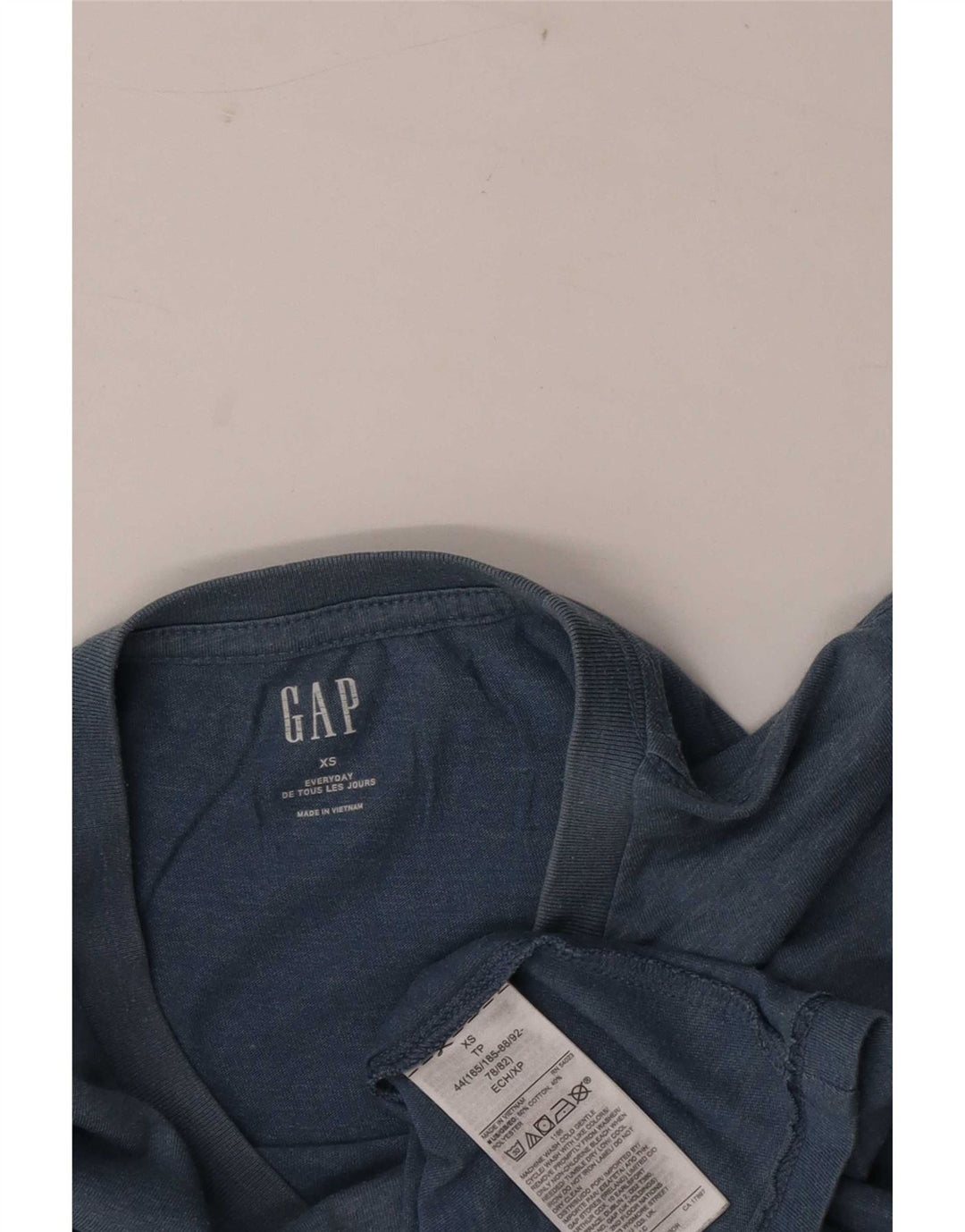 T-shirt da uomo Gap Top XS in cotone blu