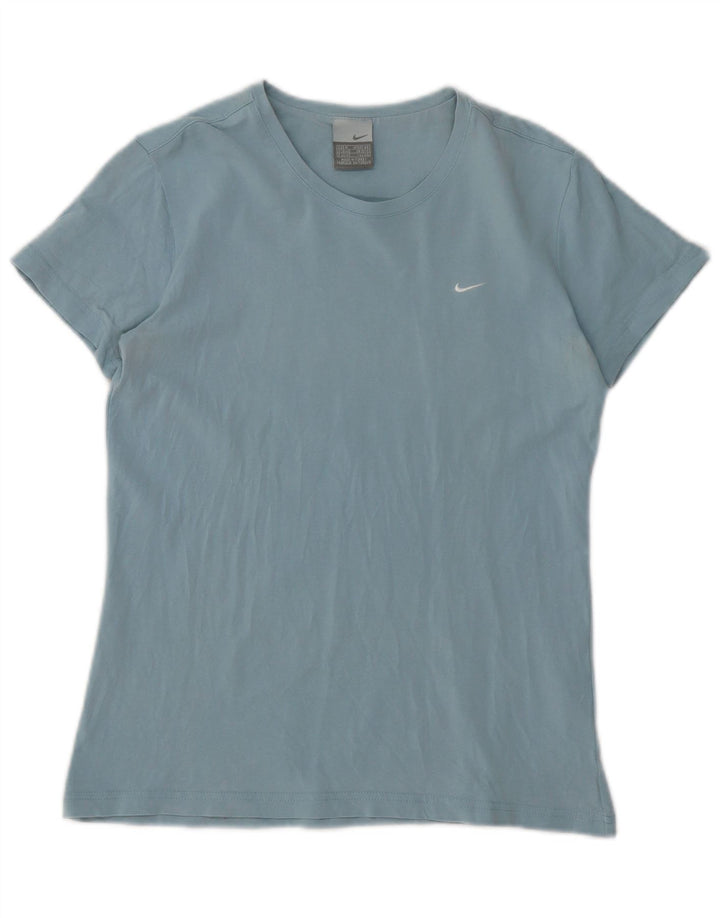 T-shirt da donna NIKE Top UK 10/12 blu medio sintetico