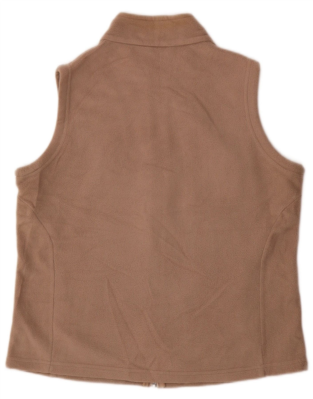 Gilet in pile da donna Marks & Spencer UK 16 Large Beige Poliestere
