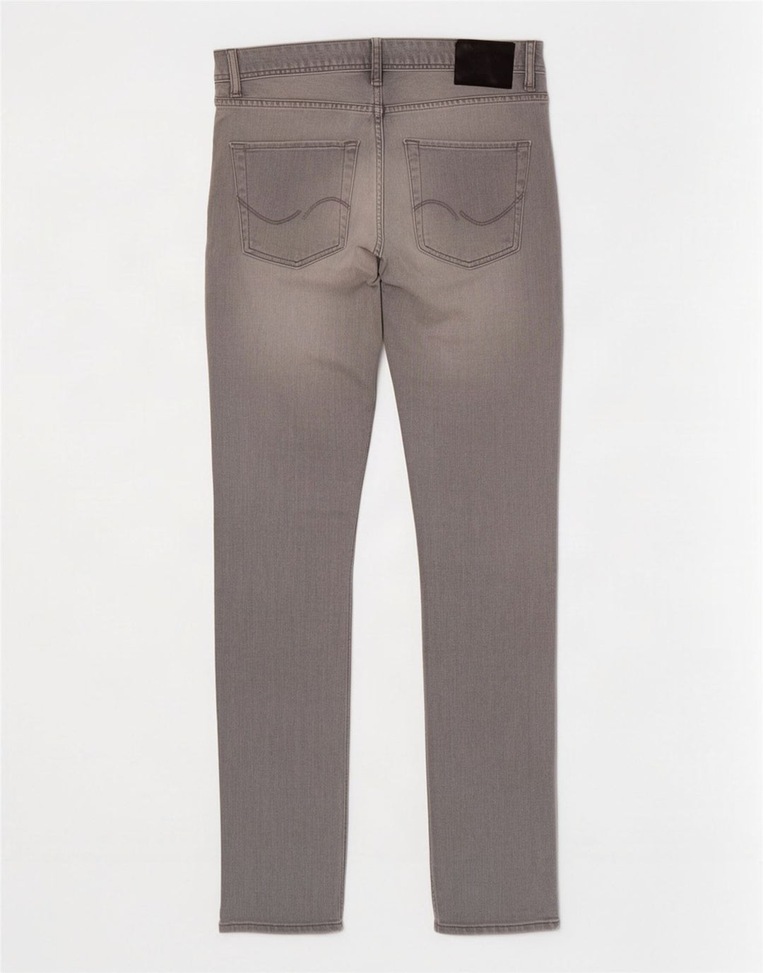 Jack & Jones Uomo Tim Slim Jeans W30 L34 Cotone Grigio