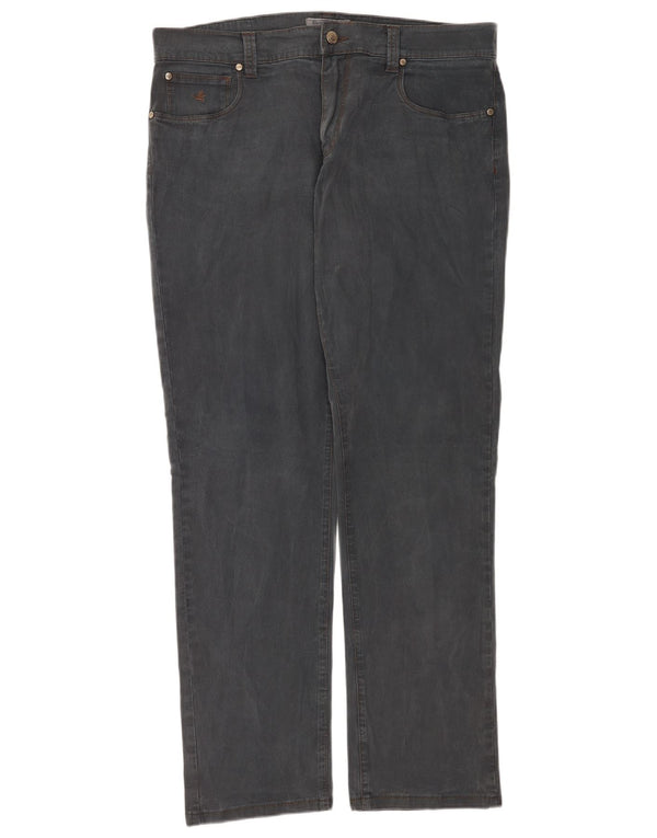 Jeans dritti da uomo Brooksfield IT 52 XL W38 L32 Cotone grigio