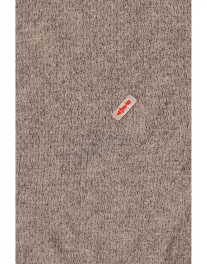 Maglione maglione girocollo da donna Marks & Spencer UK 10 piccolo grigio