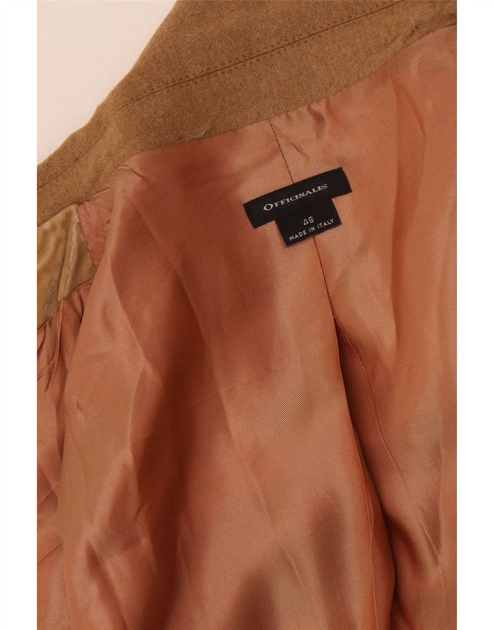 Giacca blazer vintage da donna a 3 bottoni IT 46 grande marrone