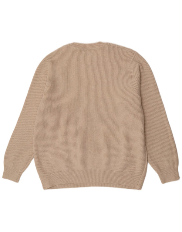 Maglione maglione girocollo da uomo Marks & Spencer 2XL Poliestere beige