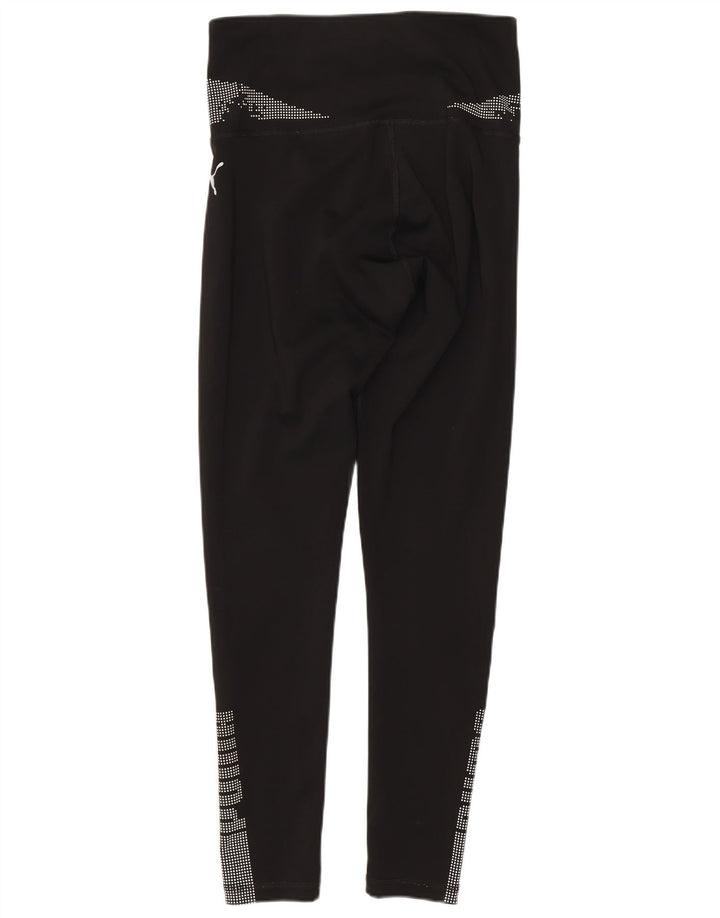 Leggings grafici da donna Puma UK 6 XS poliestere maculato nero