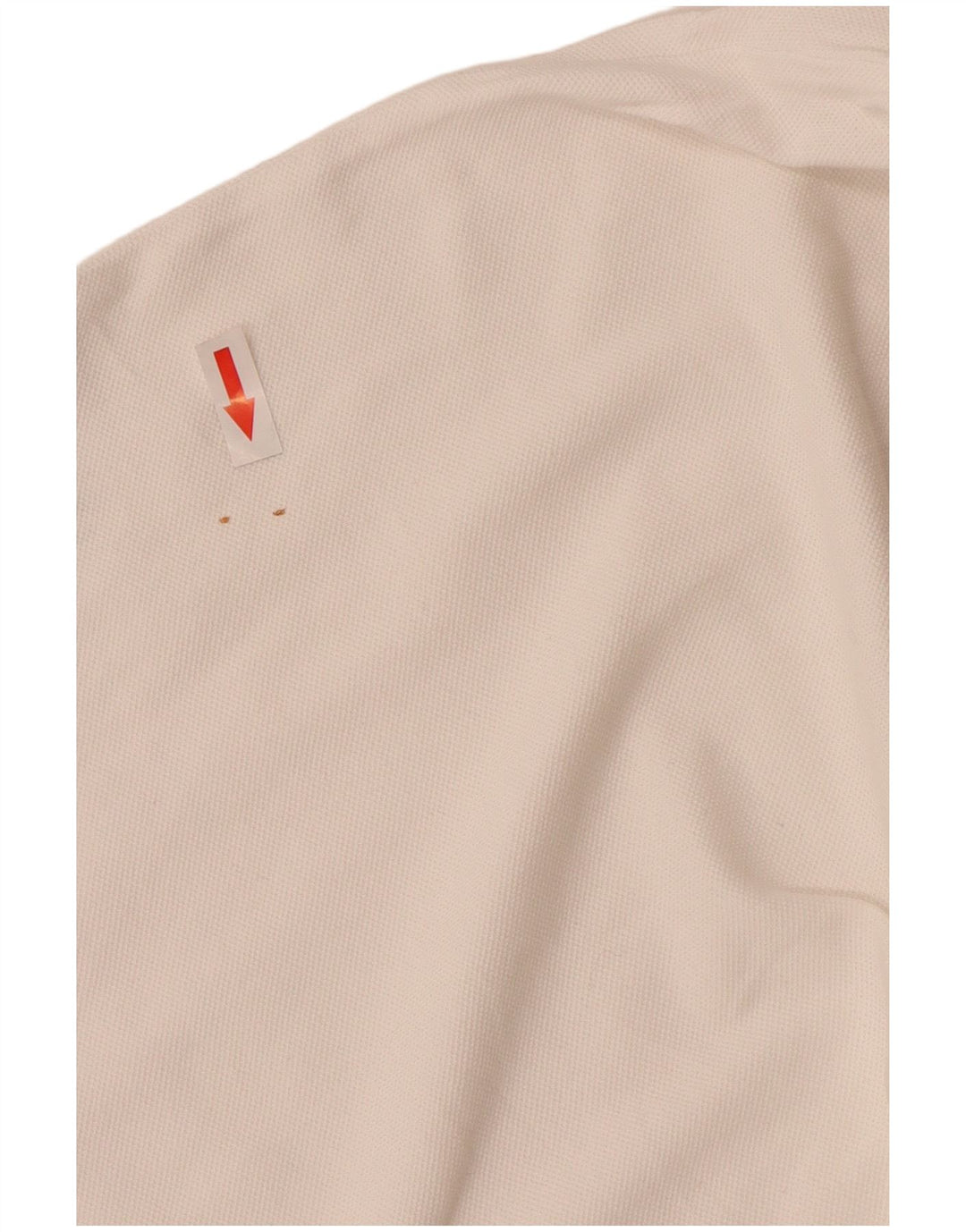 Polo Carrera da uomo vestibilità regolare in cotone bianco medio