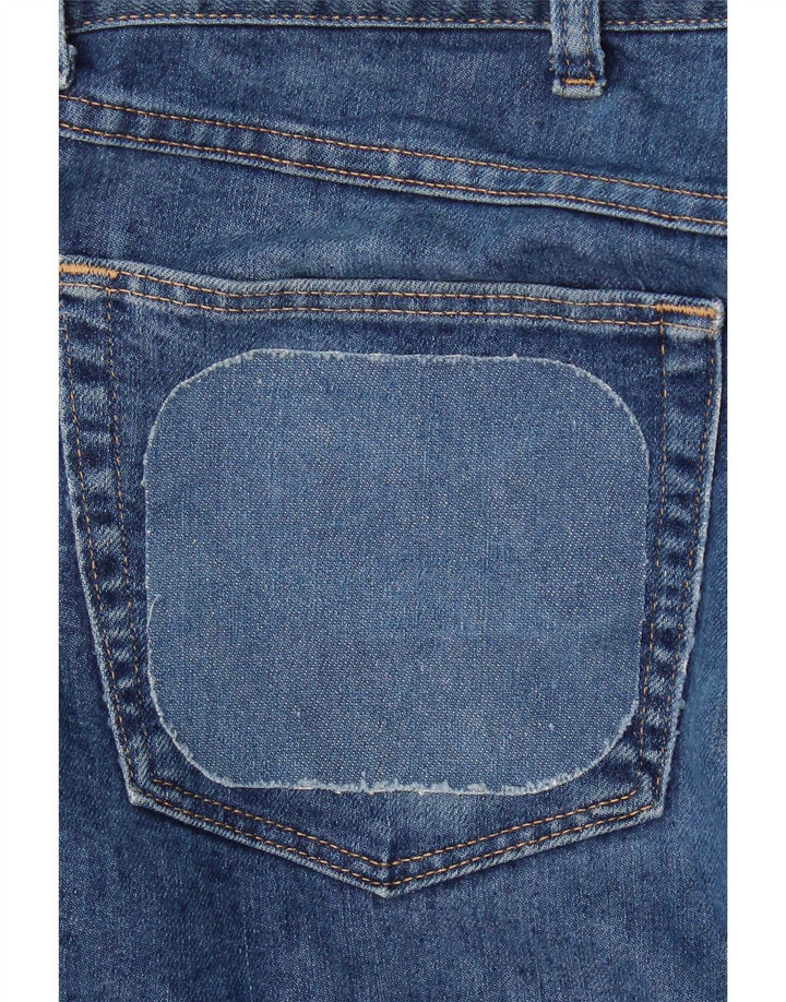 Jeans dritti vestibilità regolare da donna Wrangler W40 L29 cotone blu