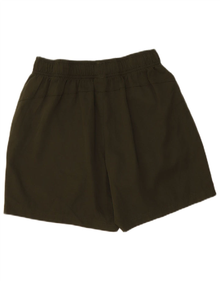 Pantaloncini sportivi da donna Puma UK 12 poliestere verde medio