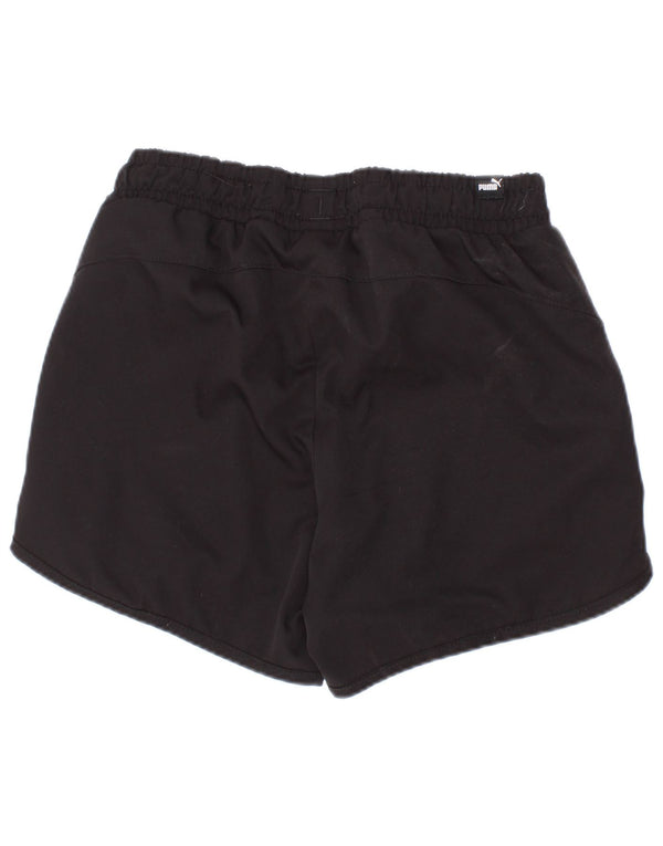 Pantaloncini sportivi Puma da bambino 7-8 anni in poliestere nero