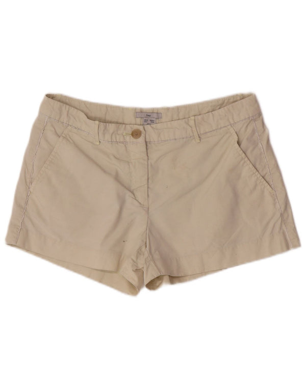 Pantaloncini chino a vita bassa da donna Gap UK 6 XS W28 Cotone beige