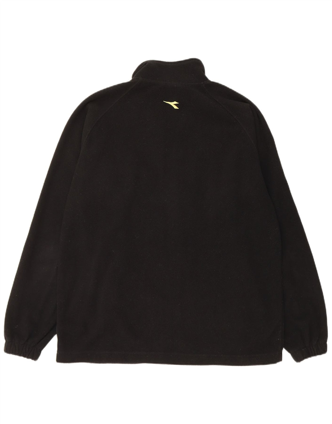 Giacca in pile da uomo Diadora UK 40 Large Nero Colourblock Poliestere