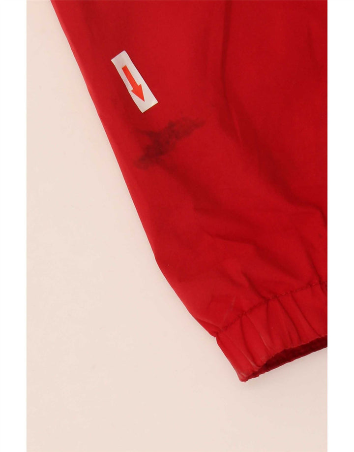Giacca antipioggia Columbia da uomo con cappuccio in titanio UK 38 poliestere rosso medio