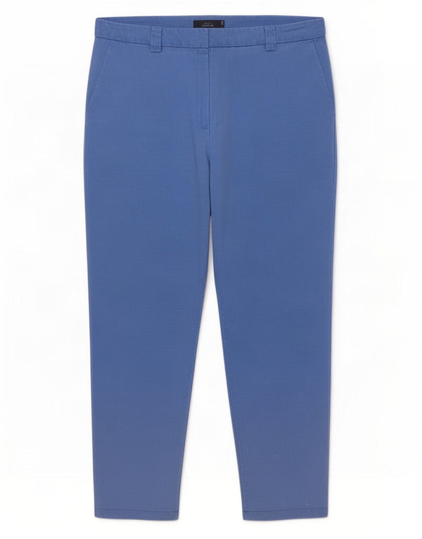 Pantaloni Capri slim fit da donna Marks & Spencer UK 14 Large W34 L26 Blu