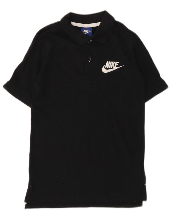 Polo NIKE da bambino 8-9 anni piccola in cotone nero