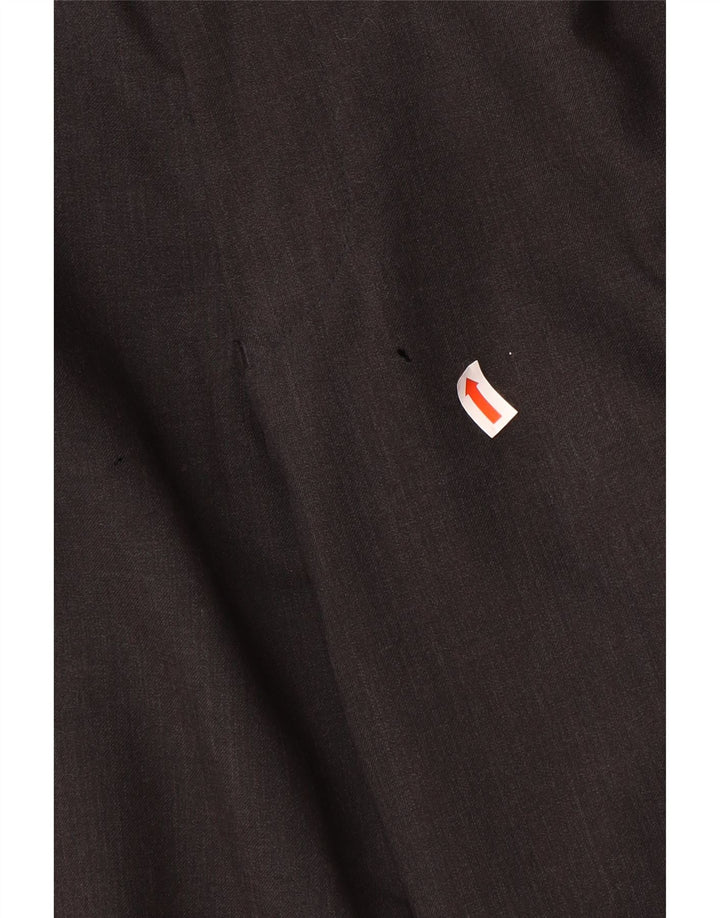 Pantaloni da abito con pegging da uomo Marks & Spencer W32 L29 Lana marrone