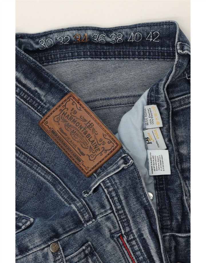 Jeans slim da uomo Harmont & Blaine W34 L30 cotone blu