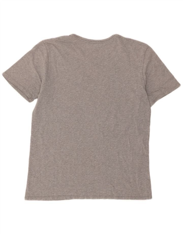 T-shirt grafica Nike da uomo con taglio atletico, grande, grigia chiazzata