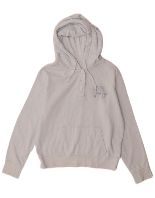 Maglione con cappuccio oversize da donna con collo a bottoni Rip Curl UK 2 2XS Blu