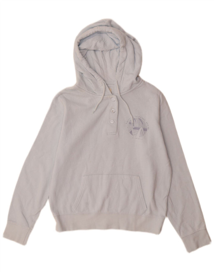 Maglione con cappuccio oversize da donna con collo a bottoni Rip Curl UK 2 2XS Blu