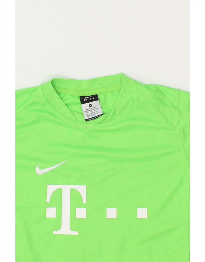 NIKE Boys Dri Fit Graphic T-Shirt Top 10-11 Years Medium  Green Polyester Vintage Nike and Second-Hand Nike from Messina Hembry 