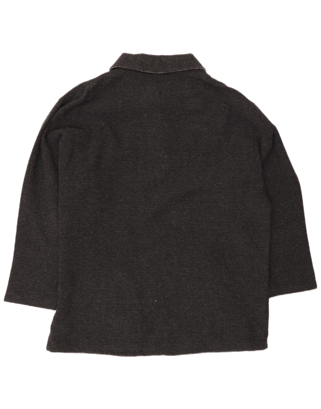 Maglione country da uomo con collo alto IT 50 lana grigio medio