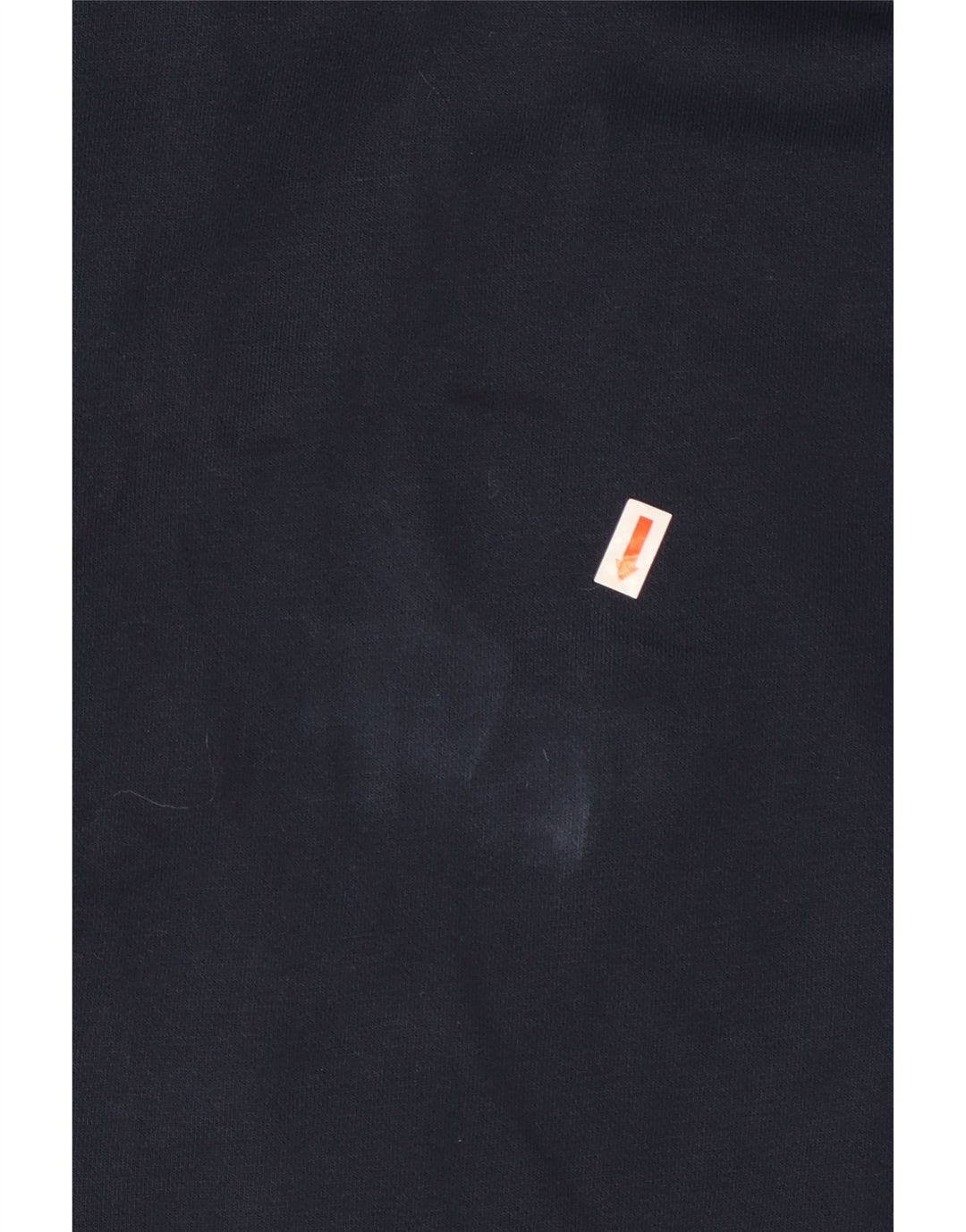 Maglione con cappuccio e zip grafica da uomo FILA grande in cotone blu navy