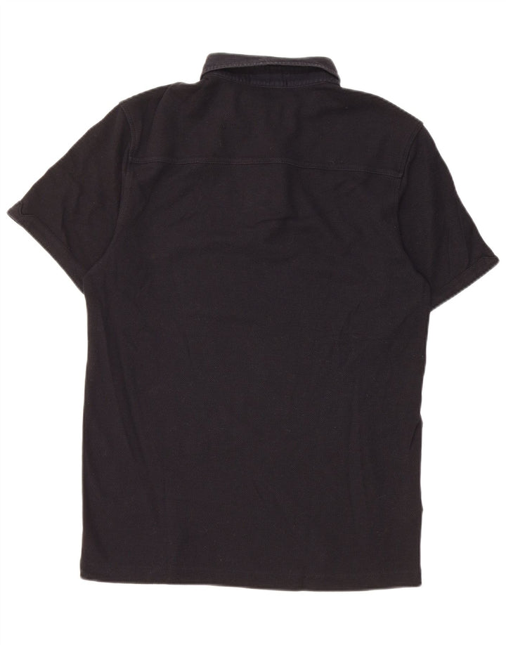 Polo da uomo Fred Perry in cotone blu navy medio