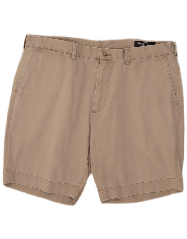 Pantaloncini chino da uomo Polo Ralph Lauren W38 XL cotone grigio