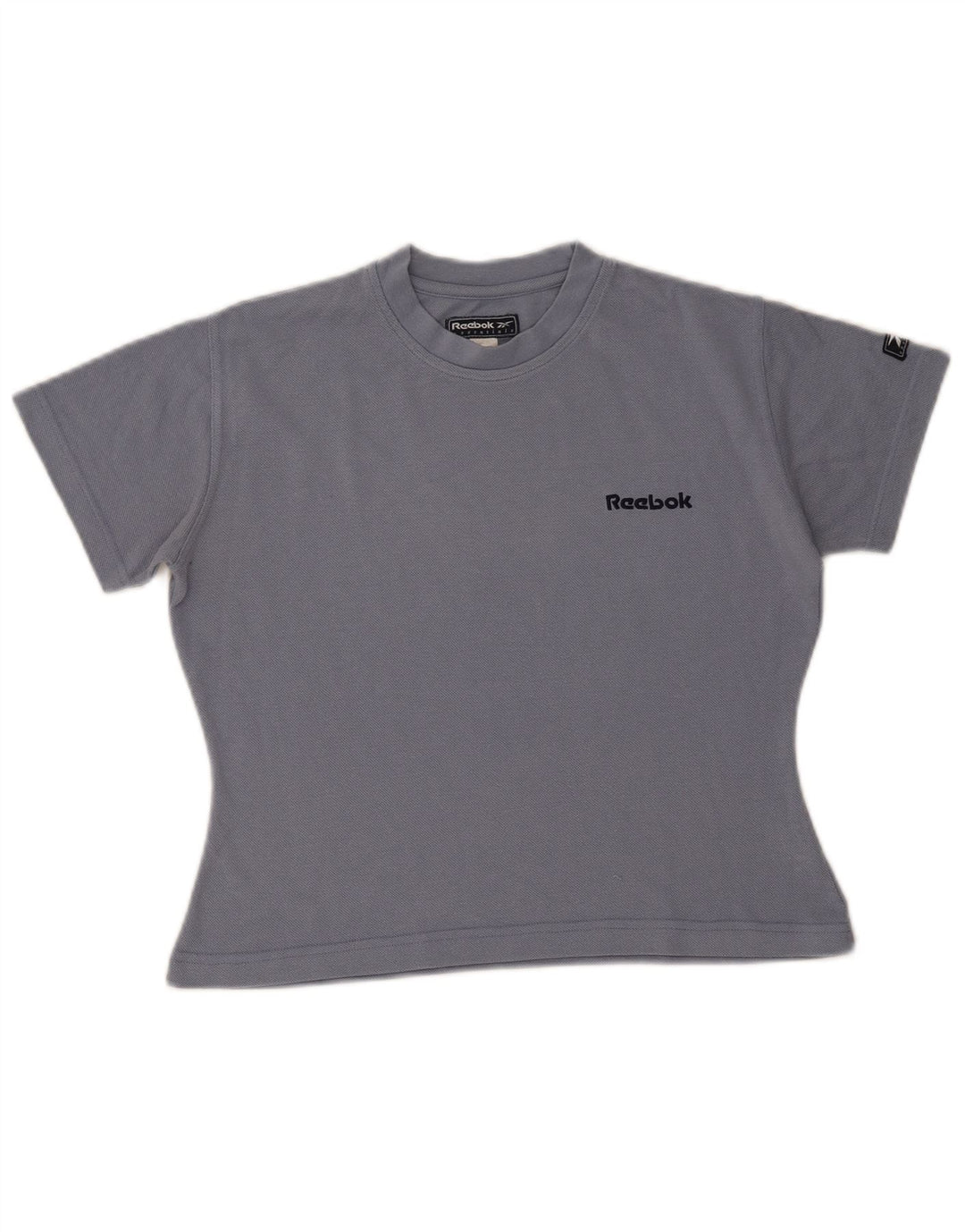 T-shirt corta Reebok da donna UK 10 piccola grigia