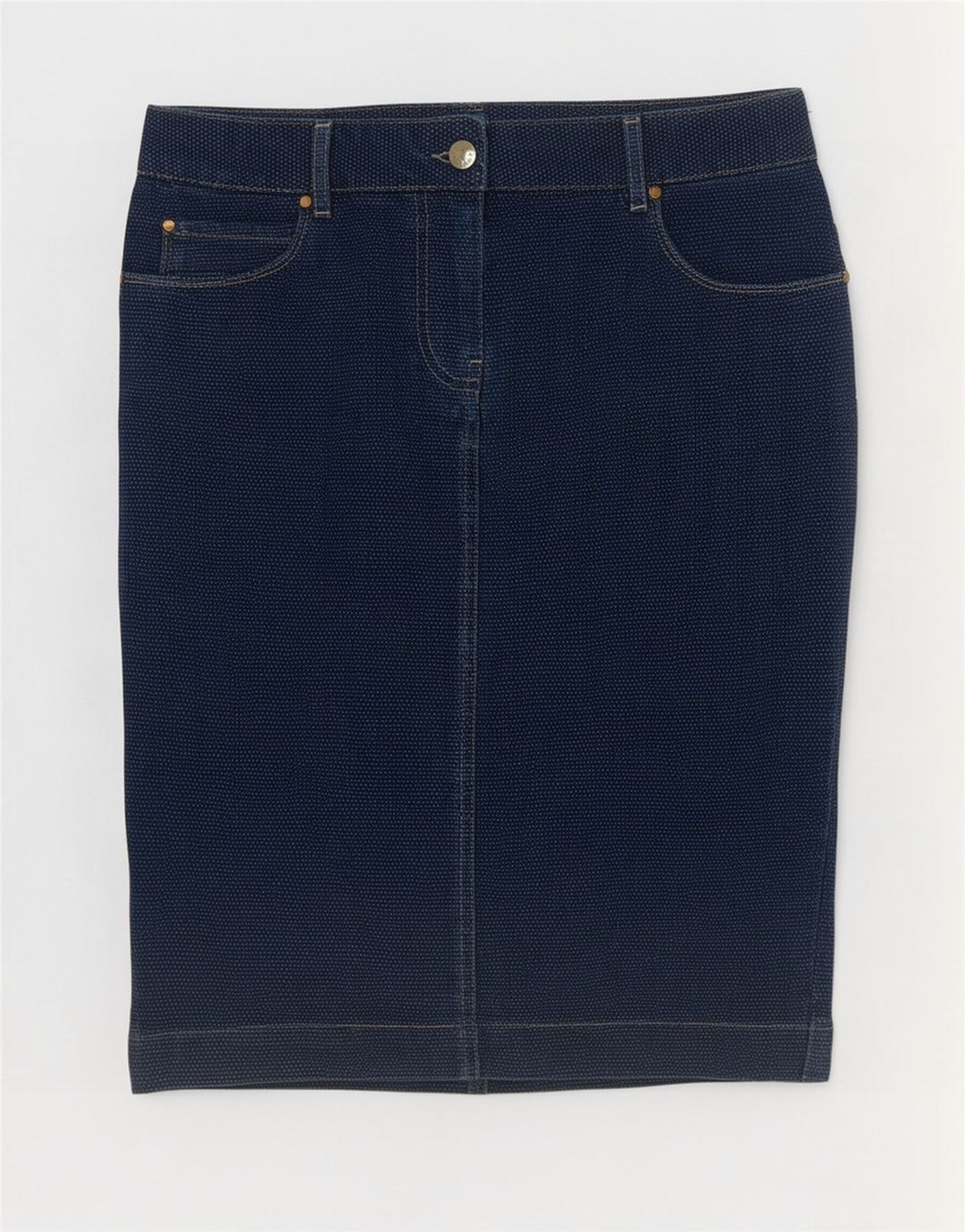 Gonna di jeans da donna Marina Yachting W28 blu navy medio